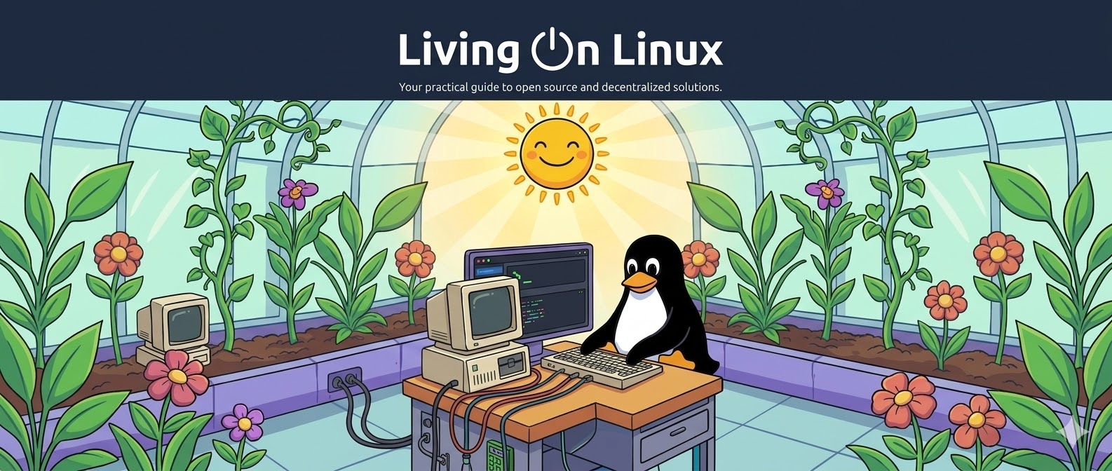 Linux on a retro terminal